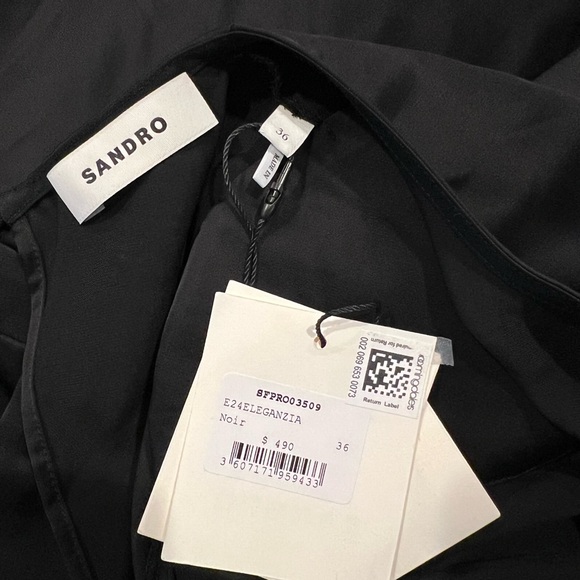 Eleganzia Cutout Satin Finish Maxi Dress - Picture 5 of 8